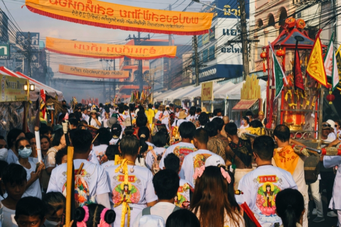 Phuket Vegetarian Festival, one of the top festivals in Phuket