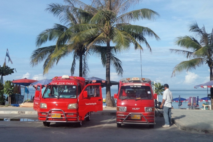 Tuk-tuks are one of the cheapest ways to get around Phuket