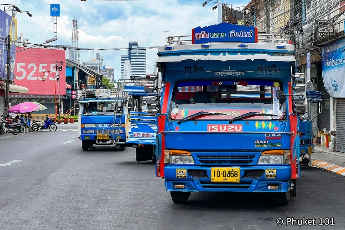 Phuket Songthaew Bus - Local Minibus in Phuket