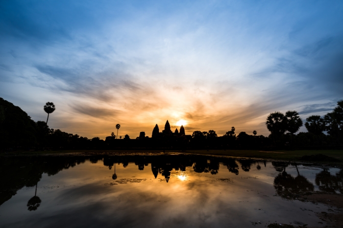 Sunrise in Angkor Wat during Thailand Vietnam Cambodia combined trip