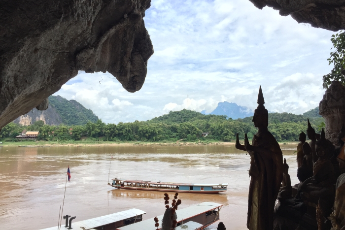 Pak Ou Caves a must see on any Thailand Laos 2 week itinerary through Luang Prabang