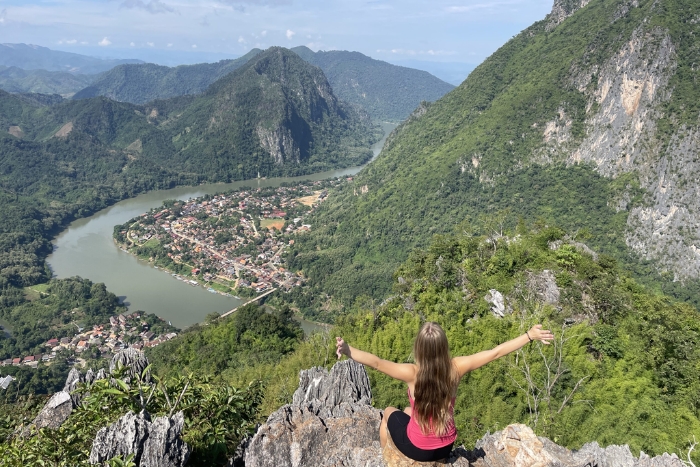 Stunning view from Pha Daeng Peak during our Thailand Laos 2 week itinerary adventure through nature