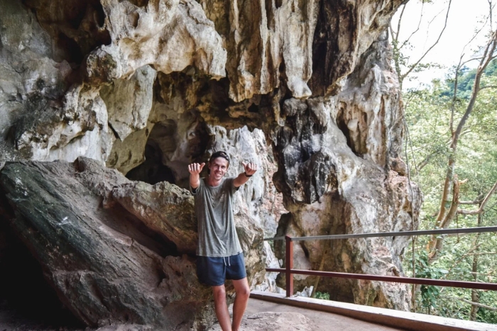 Explore Pha Kuang Cave on your Thailand Laos 2 week itinerary through nature and culture highlights