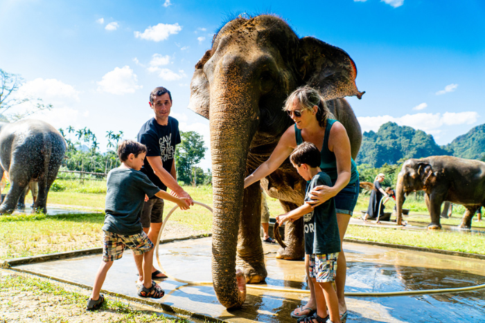 Thailand and Laos both offer plenty of fun activities for families