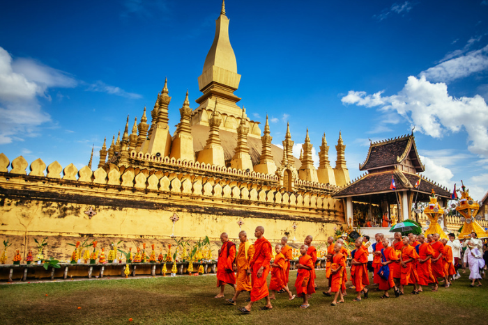 That Luang Stupa, one of Laos’s most iconic landmarks