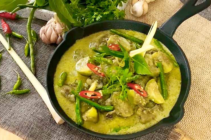 Green curry in Thai cuisine