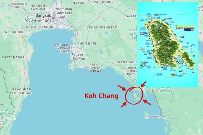 Where is Koh Chang in Thailand ?