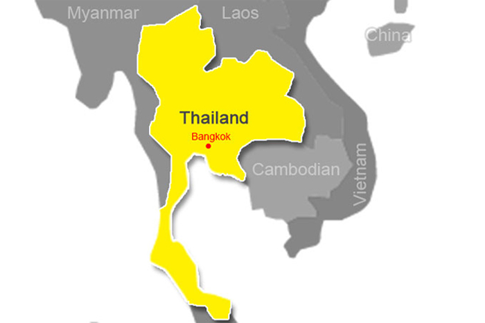 Map of Thailand