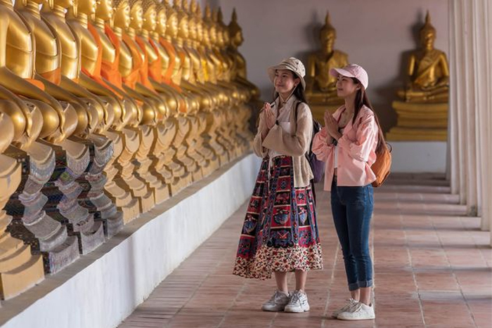 When visiting temples and other sacred sites in Thailand, it's crucial to dress respectfully