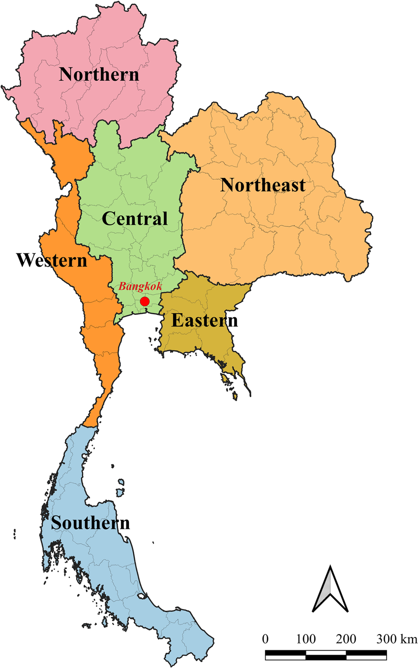 Weather in Thailand by region