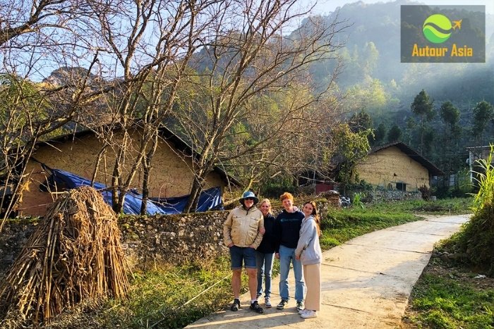Enjoying the cool November air in Ha Giang