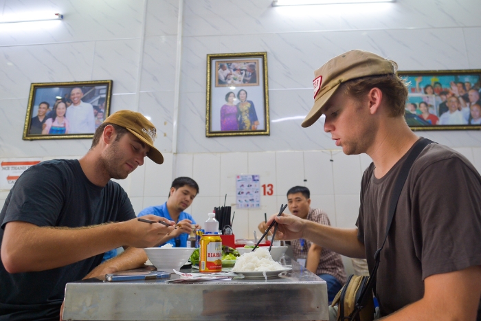 Try famous Bun Cha Huong Lien in Hanoi 1 day trip itinerary if you want