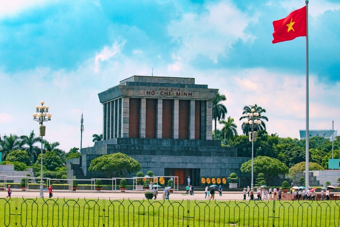 Ho Chi Minh Mausoleum at Ba Dinh Square