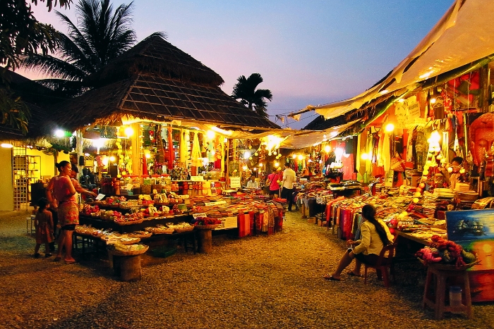 Evening at Angkor Night Market in Siem Reap