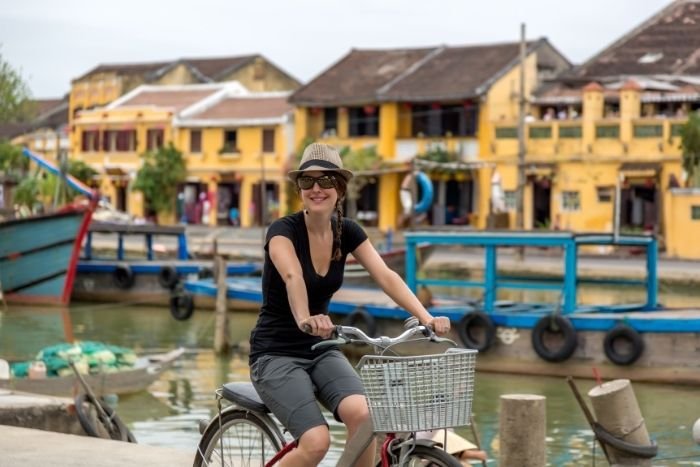 Cycling is a great way to get from busy streets to quieter, less-traveled roads
