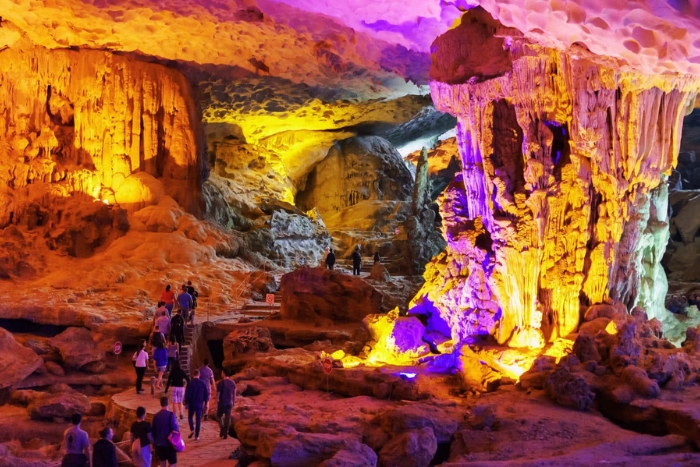 A hidden underground world opens inside Sung Sot Cave