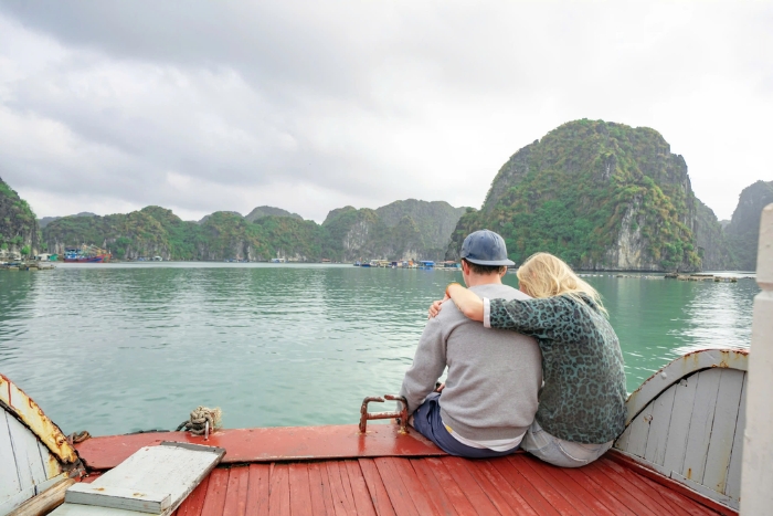 Ha Long Bay private tours are a great choice for couples