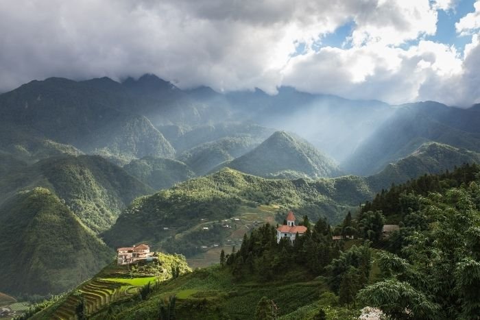 Northern Vietnam has cool temperatures in February, particularly in the morning and evening