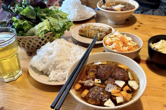 My first bún chả in Hanoi