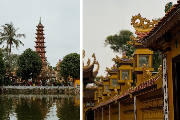 Tran Quoc Pagoda - best place to visit in Hanoi