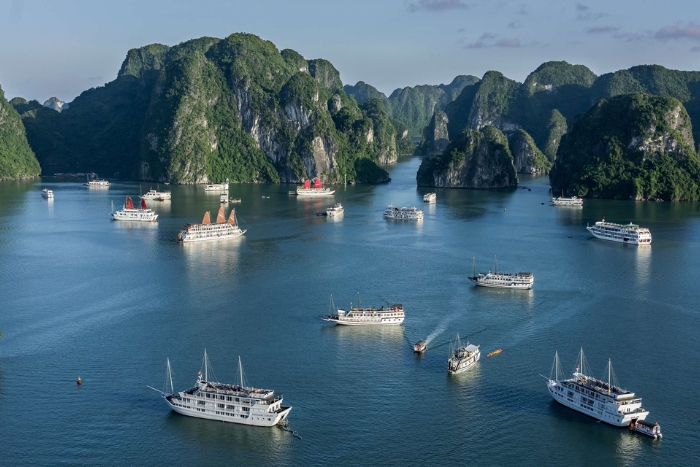 Halong Bay Panorama from Ti Top Island