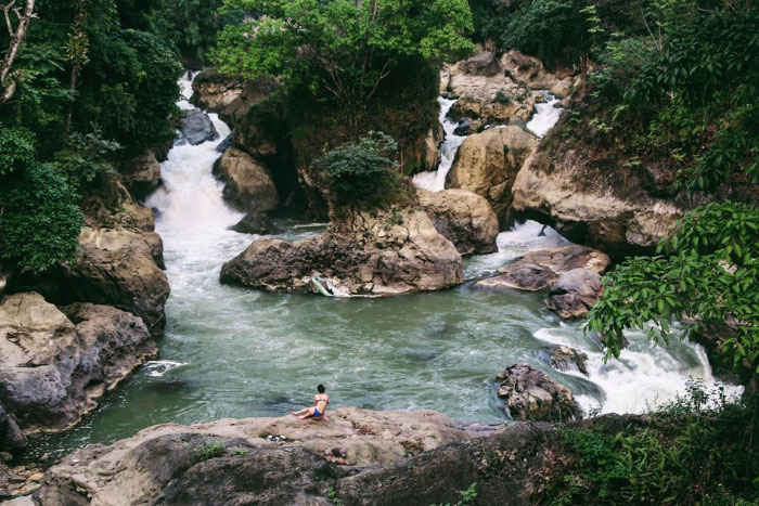 Raging Dau Dang waterfalls