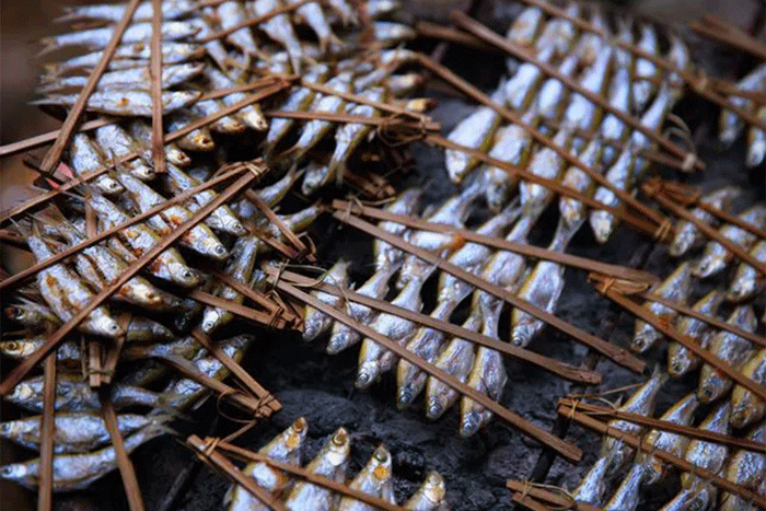 Grilled fish of Pac Ngoi