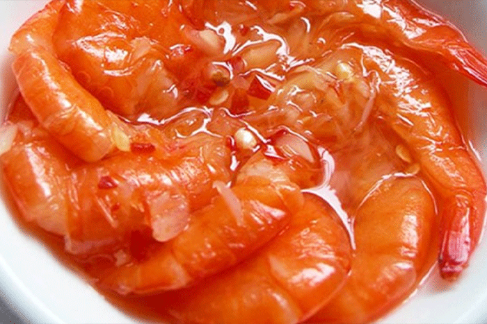 Sour Shrimp - What to eat in Ba Be? 