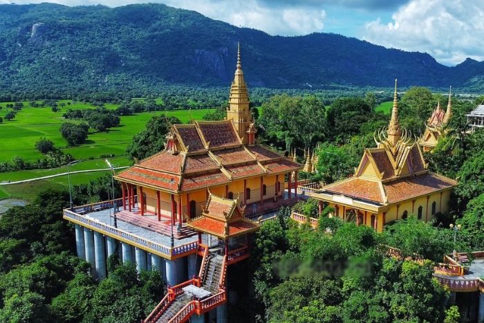 Climb to Ta Pa Temple after ascending its 240 steps