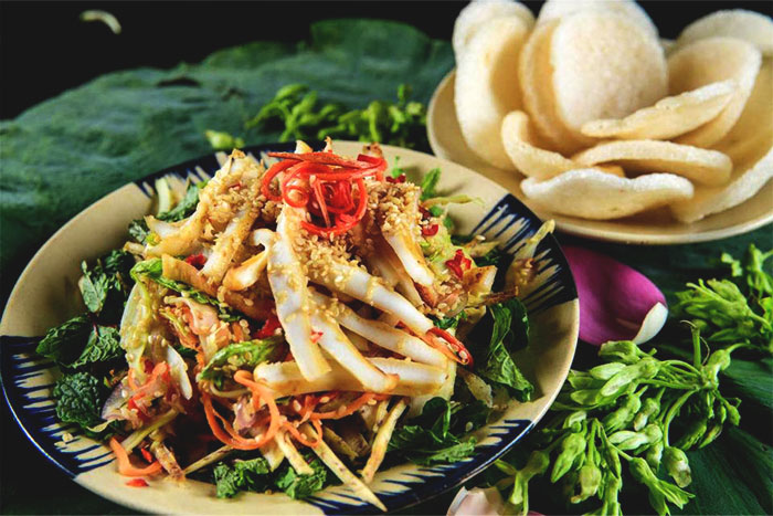 Coconut Tuber Salad (Gỏi Củ Hũ Dừa Tôm Thịt)