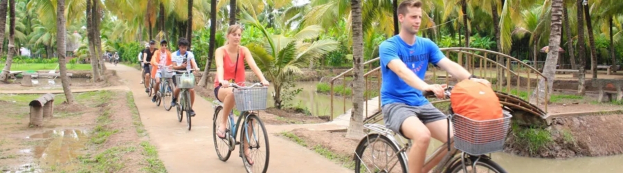 Best places for bicycle tour in Ben Tre