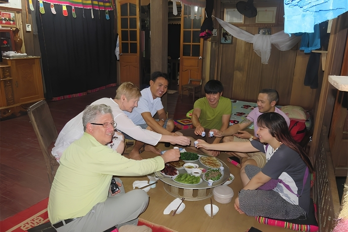 Homestay with a local family
