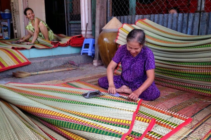 Village of mat weaving of Nhon Thanh – an unmissable step during your trip to Ben Tre