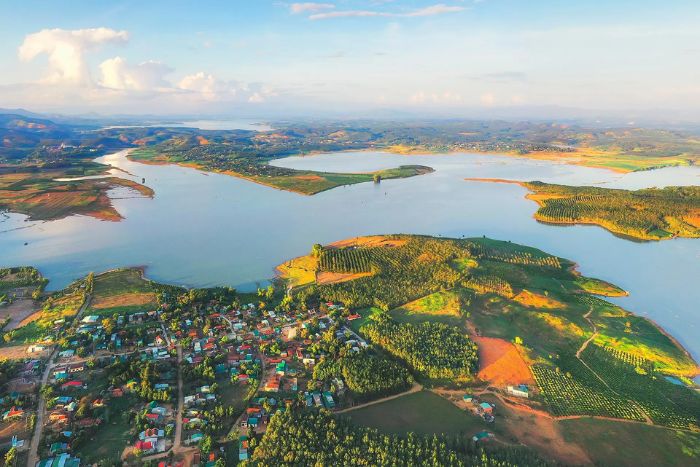 The Dak Bla river in Kon Tum