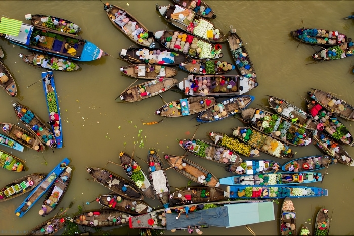 Cai Rang Floating Market