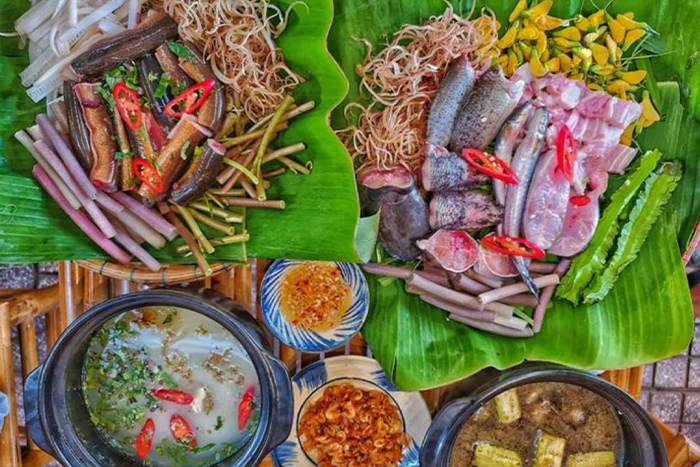 Lẩu mắm (Fermented Fish Hotpot)