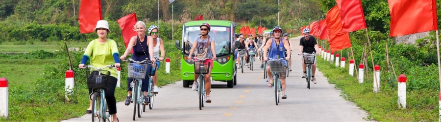 Cycling tour in Viet Hai village, Cat Ba