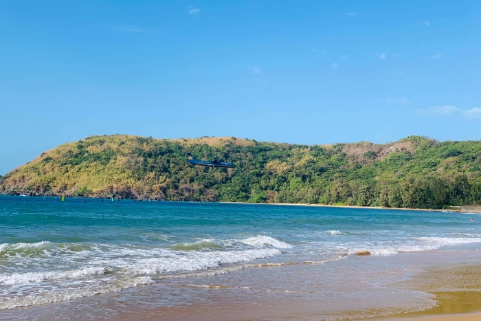 Peaceful seaside views at Dam Trau Beach, Con Dao