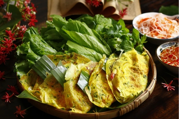 Vietnamese Seafood Pancake