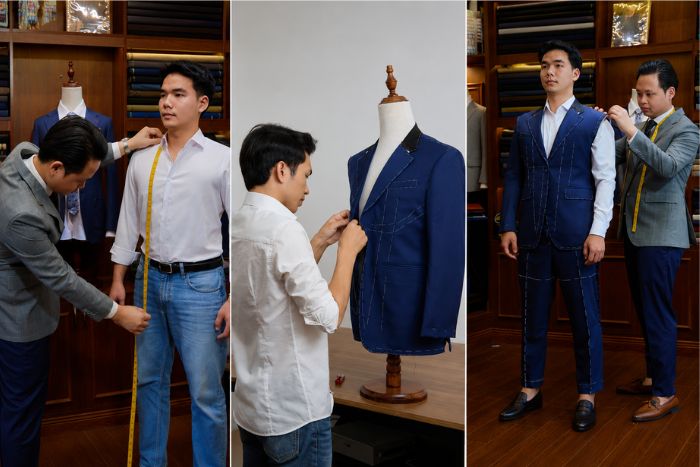 Experience bespoke suit in Hanoi