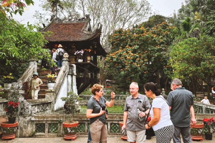 Visiting the One Pillar Pagoda in the Ho Chi Minh Mausoleum Complex is a highlight not to be missed