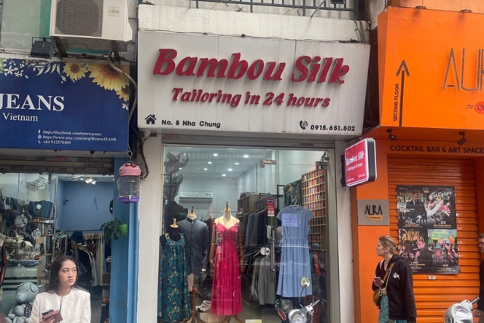 Bambou Silk, one of the best tailor in Hanoi