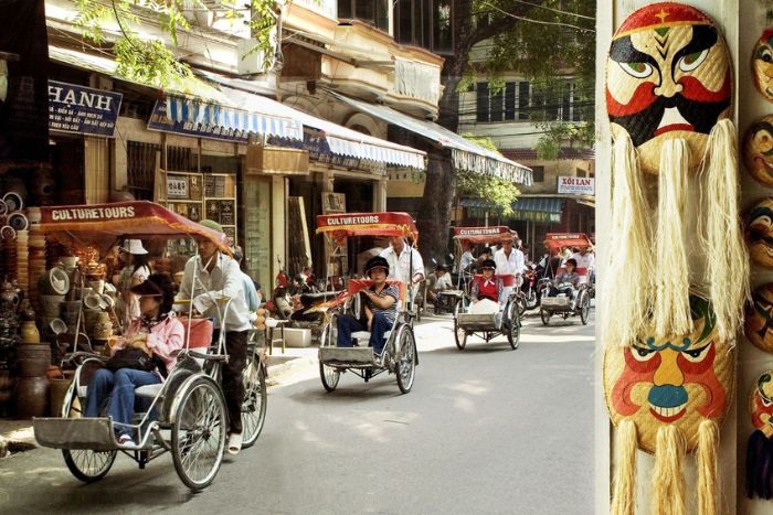Hanoi's Old Quarter is a must-see stop to mark on your Hanoi map