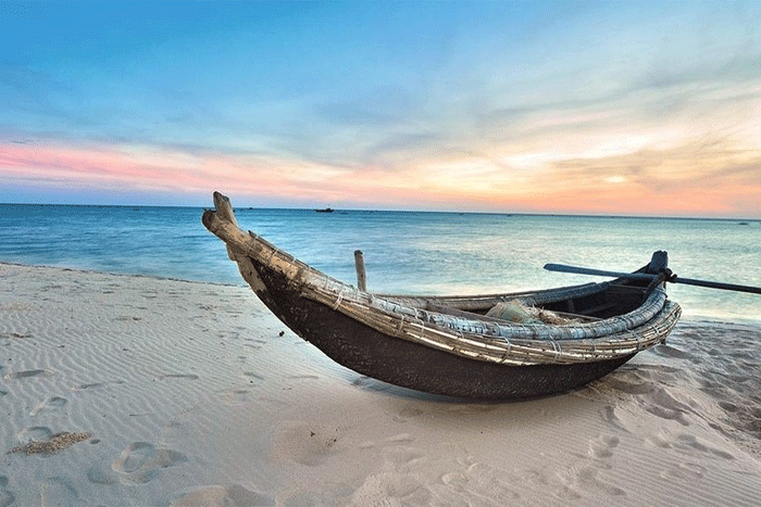 The beauty of beach in Hue