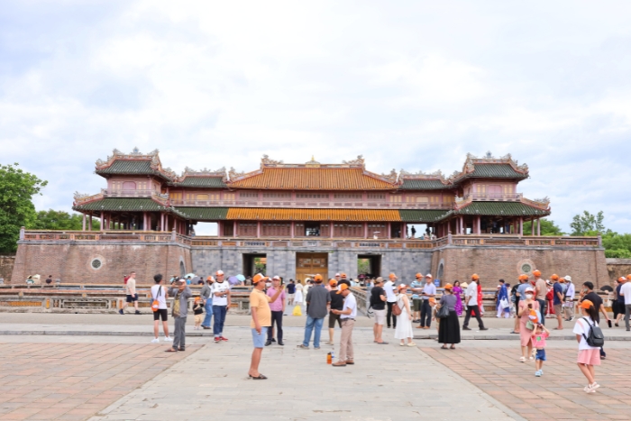 Explore the Imperial Citadel of Hue to learn about Vietnamese history