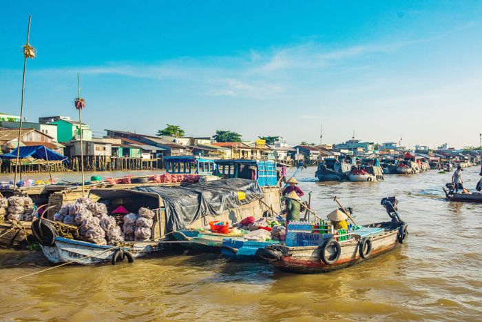 Cai Rang floating market – A symbol of the Mekong Delta