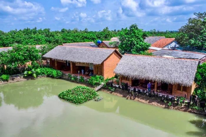 Spending a night with a local family in the Mekong