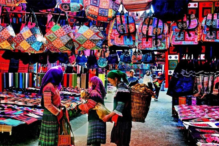 Bac Ha market in Sapa Vietnam
