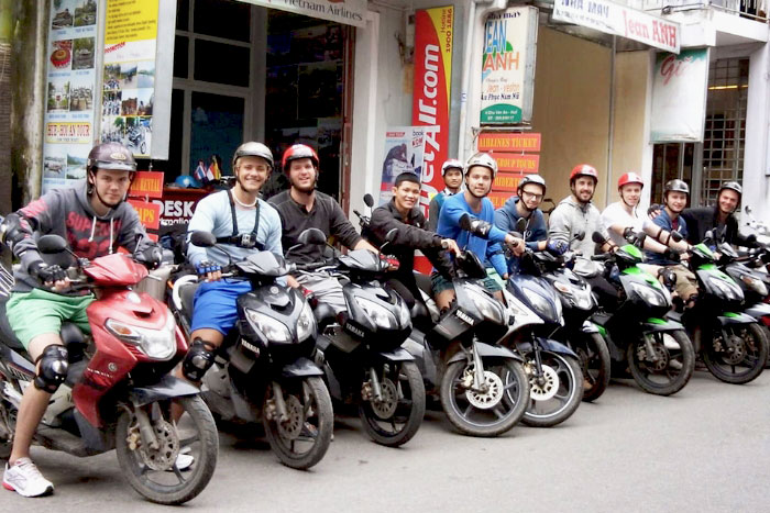 Bicycle and Motorbike rental shops