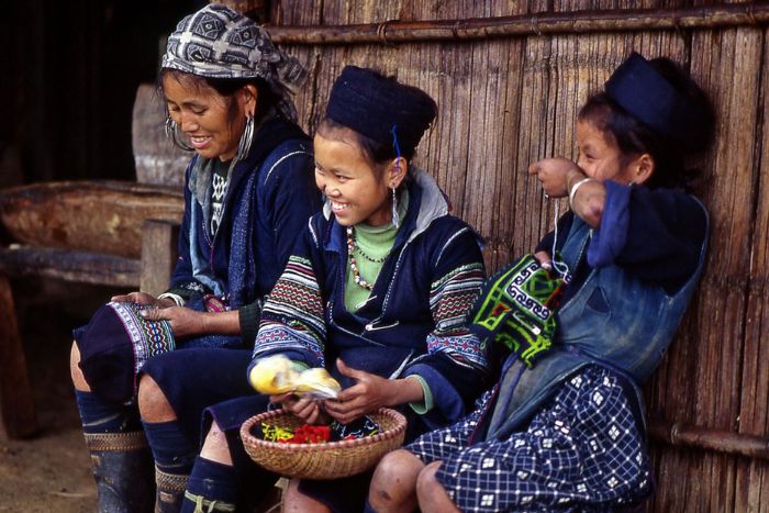 Black Hmong ethnic group in Sin Chai Village